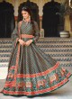 Floral Print Readymade Anarkali Dress For Wedding